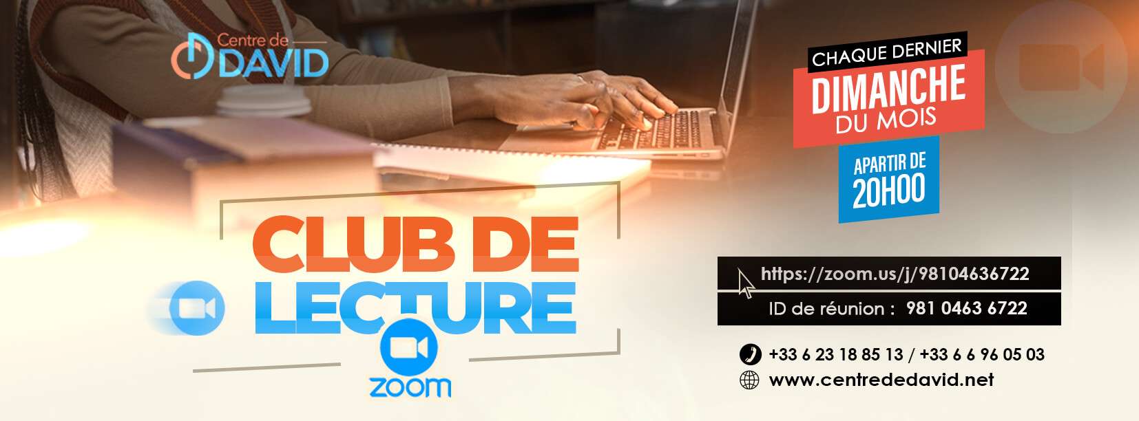CLUB DE LECTURE Zoom - Banner